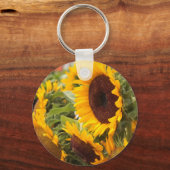 Sonnenblumen Schlüsselanhänger (Vorderseite)
