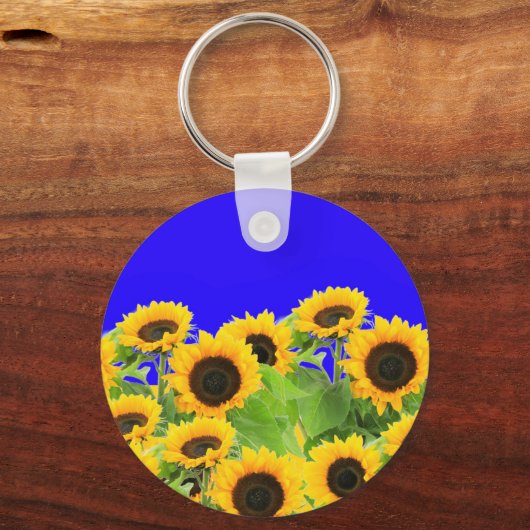 Sonnenblumen Schlüsselanhänger (Vorderseite)