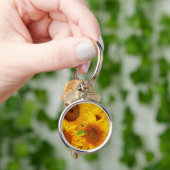 Sonnenblumen Schlüsselkette Schlüsselanhänger (Hand)