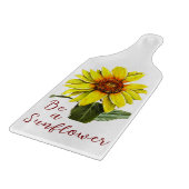 Sonnenblumen-Schneidbrett Schneidebrett (Ecke)