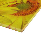Sonnenblumen Schneidebrett (Ecke)