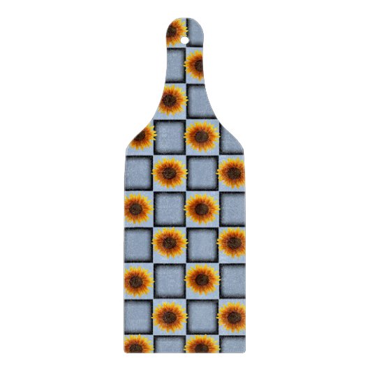 Sonnenblumen Schneidebrett (Vorderseite)