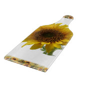 Sonnenblumen Schneidebrett (Ecke)