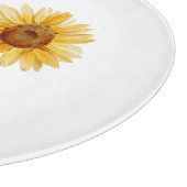 Sonnenblumen Schneidebrett (Ecke)