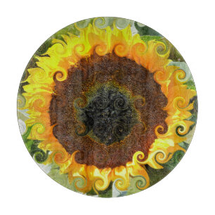 SONNENBLUMEN SCHNEIDEBRETT