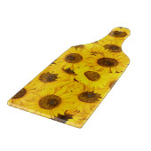 Sonnenblumen Schneidebrett (Ecke)