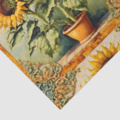 Sonnenblumen Schöne, moderne Sammlung Seidenpapier (Ausschnitt)