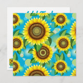 Sonnenblumen Schöne Sommer Natur Flora (Vorne/Hinten)