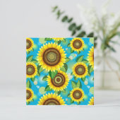 Sonnenblumen Schöne Sommer Natur Flora (Stehend Vorderseite)