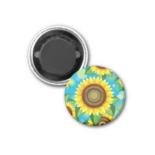 Schöne Sonnenblume Magnete