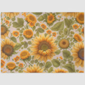 Sonnenblumen Schöne Trendy Collection Seidenpapier (Vorderseite)
