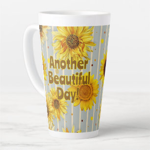 Sonnenblumen Schöner Tag Sprüche Milchtasse