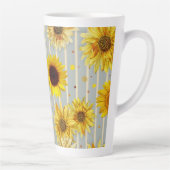 Sonnenblumen Schöner Tag Sprüche Milchtasse (Rechts)