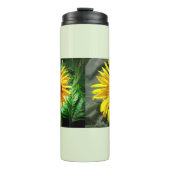 Sonnenblumen-Schönheit Thermosbecher (Vorderseite)