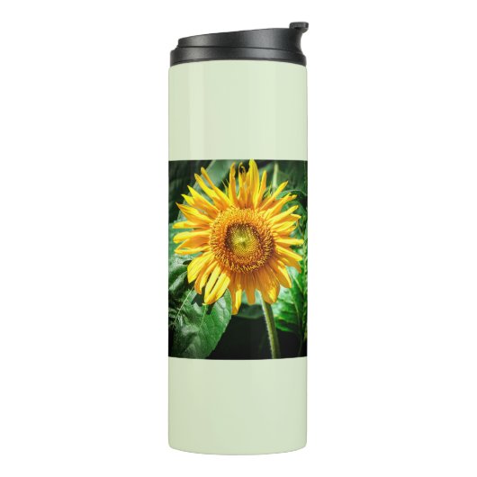 Sonnenblumen-Schönheit Thermosbecher (Nach links gedreht)