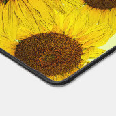 Sonnenblumen Schreibtischunterlage (Ecke)