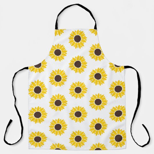 Sonnenblumen Schürze (Vorderseite)