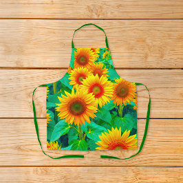 Sonnenblumen Schürze