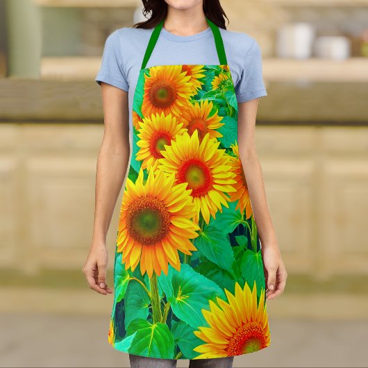 Sonnenblumen Schürze