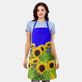 Sonnenblumen Schürze Ukraine Flaggenfarben - Unter (Getragen)