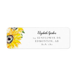 Sonnenblumen Script Elegant Einfaches Design Moder
