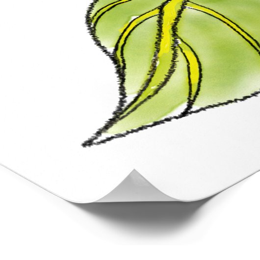 Sonnenblumen & Script-Wertungsgedicht für Lehrer Poster (Ecke)