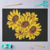 Sonnenblumen seidenpapier (Basteln)