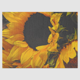 Sonnenblumen Seidenpapier
