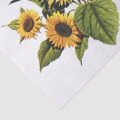 Sonnenblumen Seidenpapier (Ausschnitt)