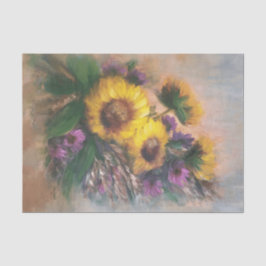 Sonnenblumen Seidenpapier