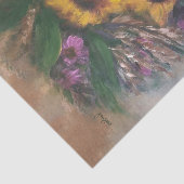 Sonnenblumen Seidenpapier (Ausschnitt)