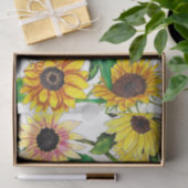 Sonnenblumen-Seidenpapier Seidenpapier (Geschenk)