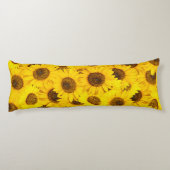 Sonnenblumen Seitenschläferkissen (Rückseite)