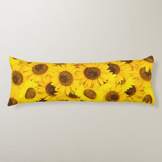 Sonnenblumen Seitenschläferkissen (Vorderseite)