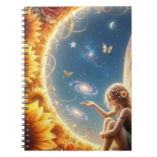 Sonnenblumen Serenade Notizbuch Notizblock (Vorderseite)