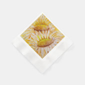 Sonnenblumen Serviette (Ecke)