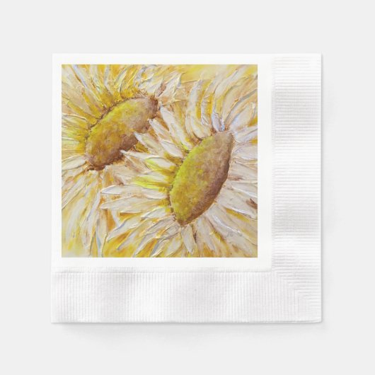 Sonnenblumen Serviette (Vorderseite)