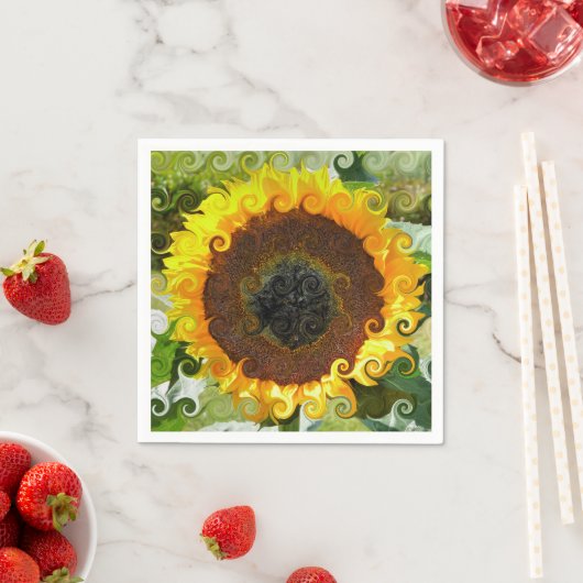 SONNENBLUMEN SERVIETTE (Beispiel)