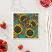 Sonnenblumen Serviette (Beispiel)