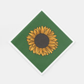 Sonnenblumen-Serviette Serviette (Ecke)