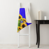 Sonnenblumen Sherpa Blanket Ukrainische Flaggenfar Sherpadecke (Beispiel)