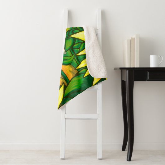 Sonnenblumen Sherpadecke (Beispiel)