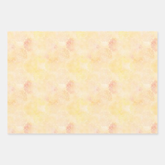 Sonnenblumen Shiny Batik Wrapping Paper Sheets Geschenkpapier Set (Vorderseite 3)