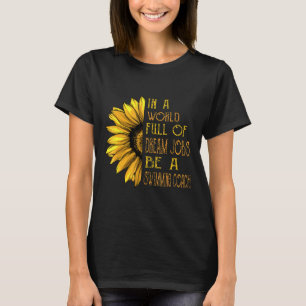 Sonnenblumen Shirts Schwimmen Coach Shirts