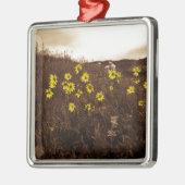 Sonnenblumen Silbernes Ornament (Links)