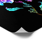 Sonnenblumen sind nette Puzzleteile Autismus Bewus Poster (Ecke)