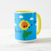 Sonnenblumen singen: tasse (VorderseiteRechts)