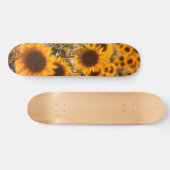 Sonnenblumen Skateboard (Horizontal)