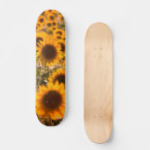 Sonnenblumen Skateboard (Vorderseite)