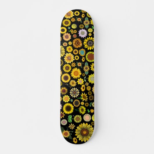 Sonnenblumen Skateboard Deck (Vorne)